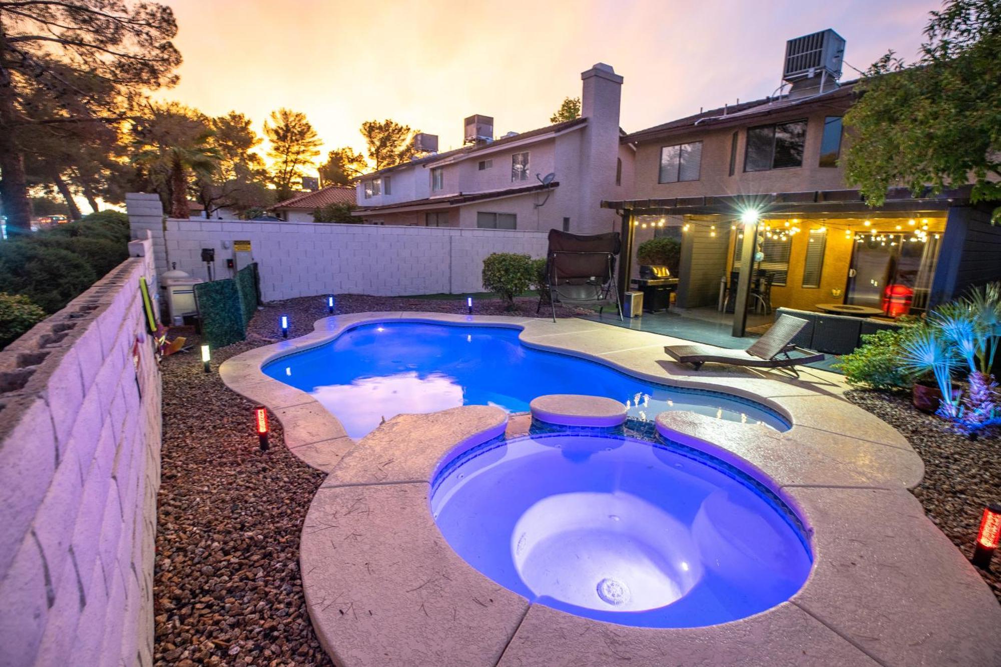 Willa 1800 Sqft House W/Heated Pool Spa 13Min From Strip Las Vegas Zewnętrze zdjęcie
