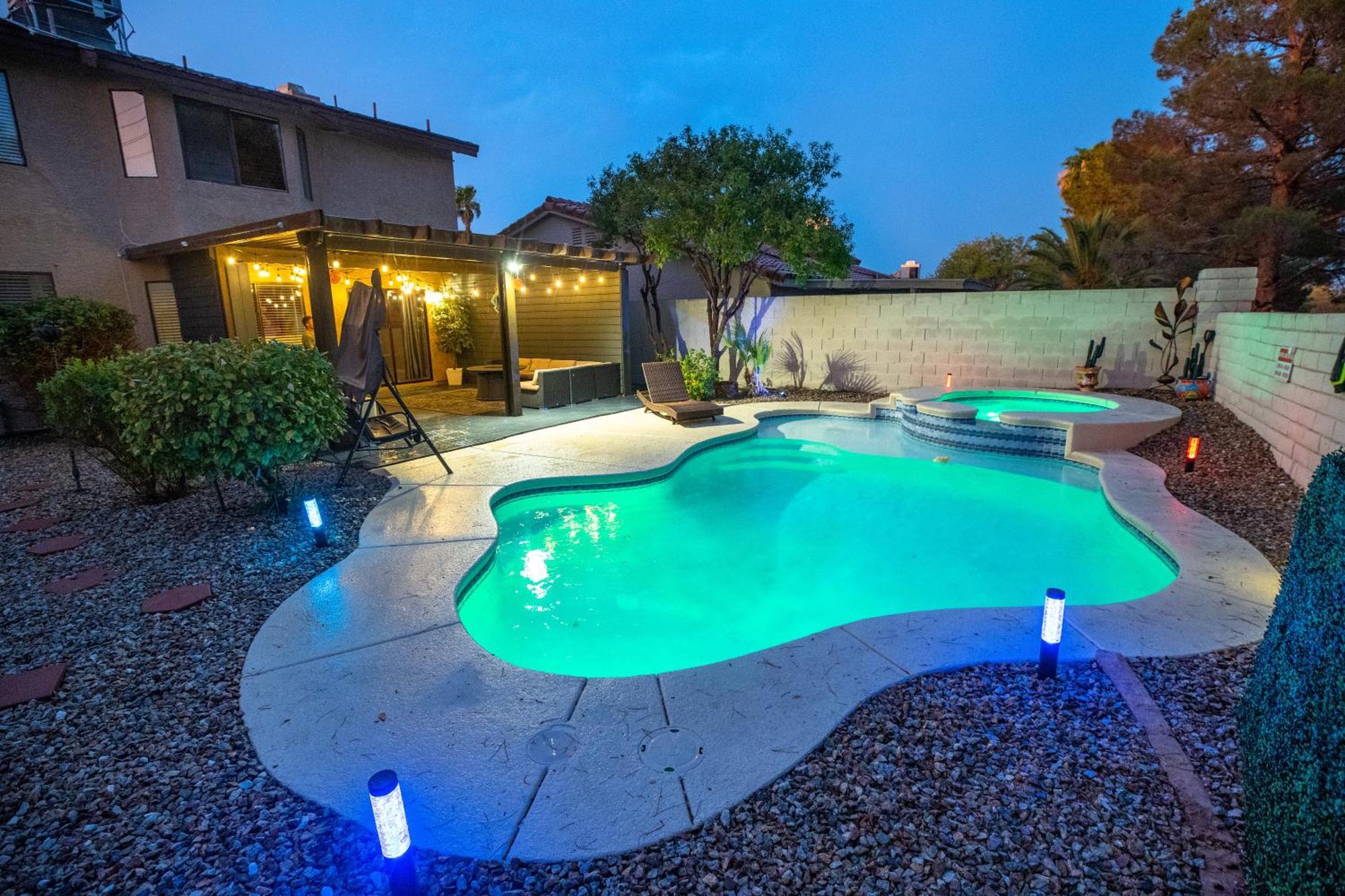 Willa 1800 Sqft House W/Heated Pool Spa 13Min From Strip Las Vegas Zewnętrze zdjęcie