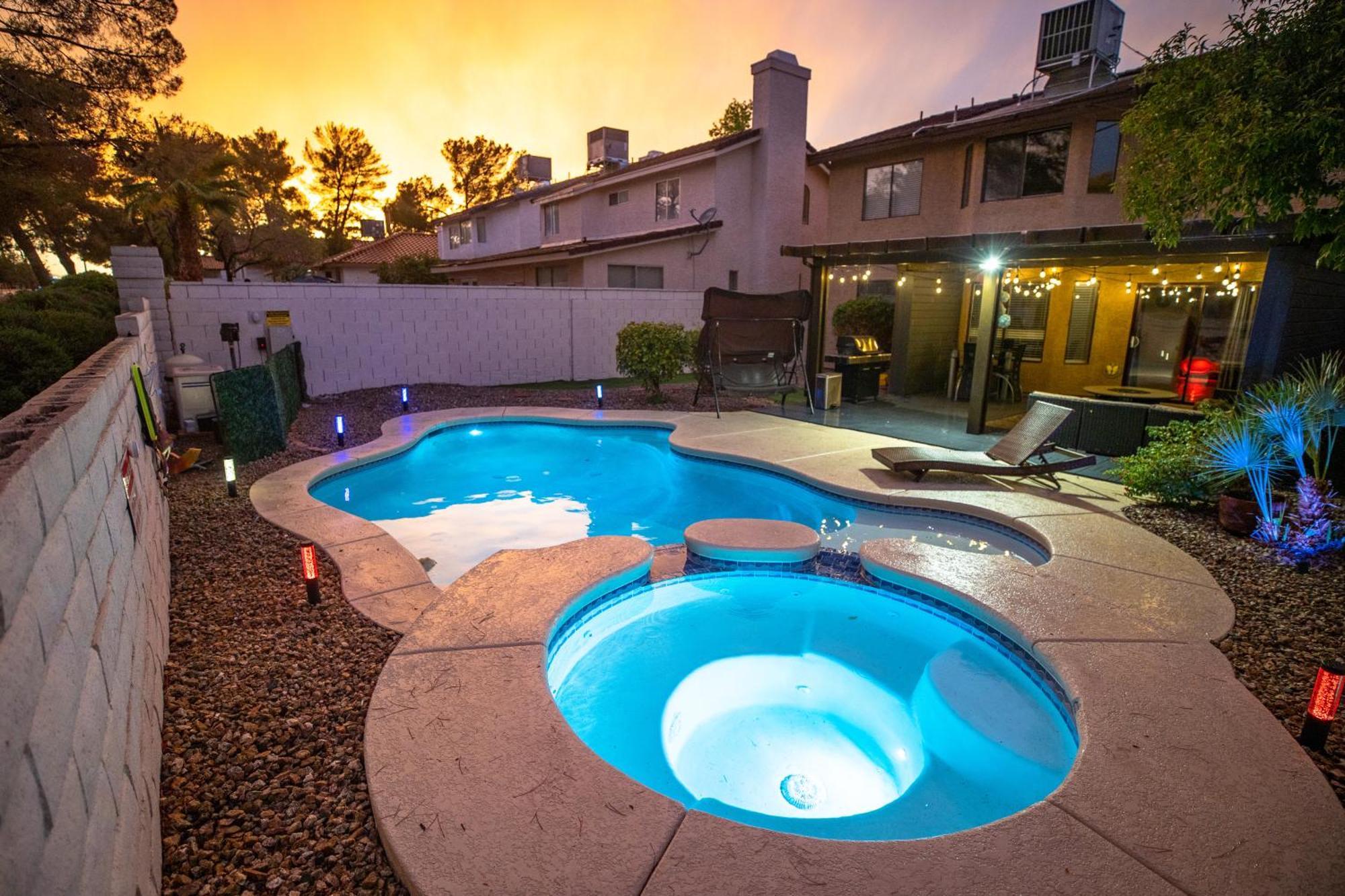 Willa 1800 Sqft House W/Heated Pool Spa 13Min From Strip Las Vegas Zewnętrze zdjęcie