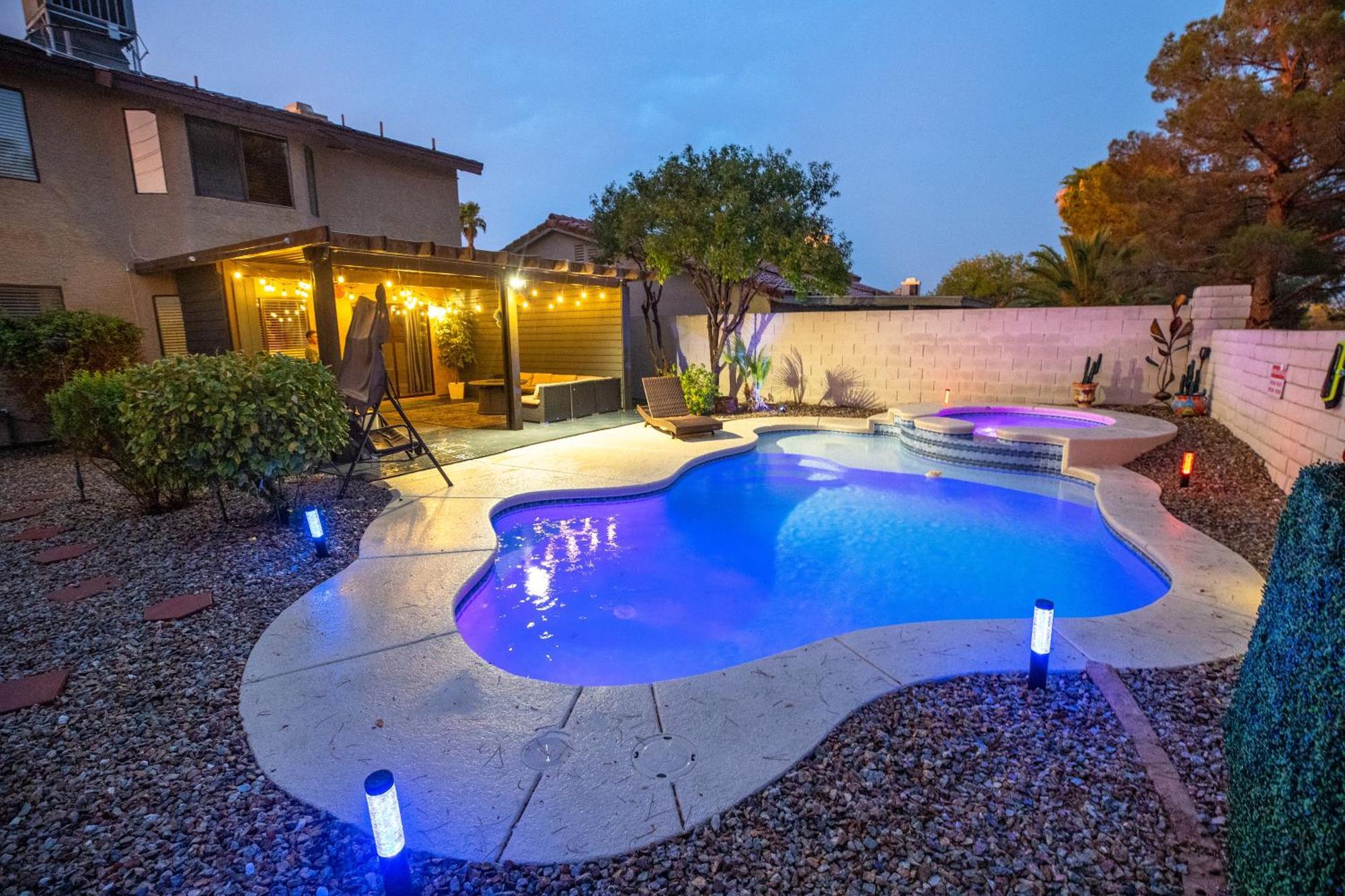 Willa 1800 Sqft House W/Heated Pool Spa 13Min From Strip Las Vegas Zewnętrze zdjęcie