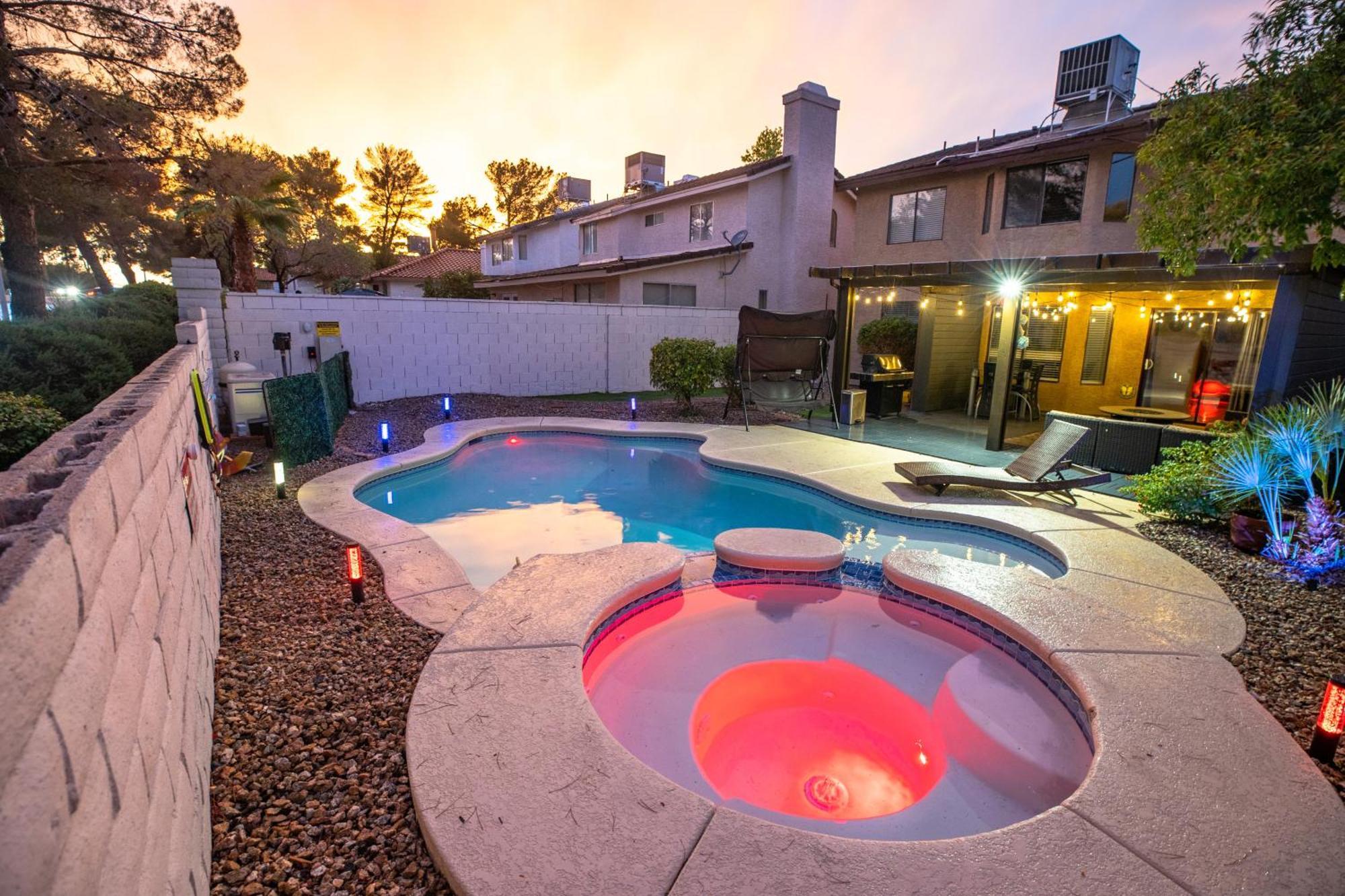 Willa 1800 Sqft House W/Heated Pool Spa 13Min From Strip Las Vegas Zewnętrze zdjęcie